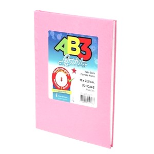 LAPRIDA CUADERNO ARAÑA ROSA AB3 RAYADO T/D x 50hj